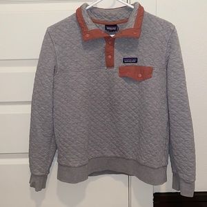 Patagonia quilt snap t pullover